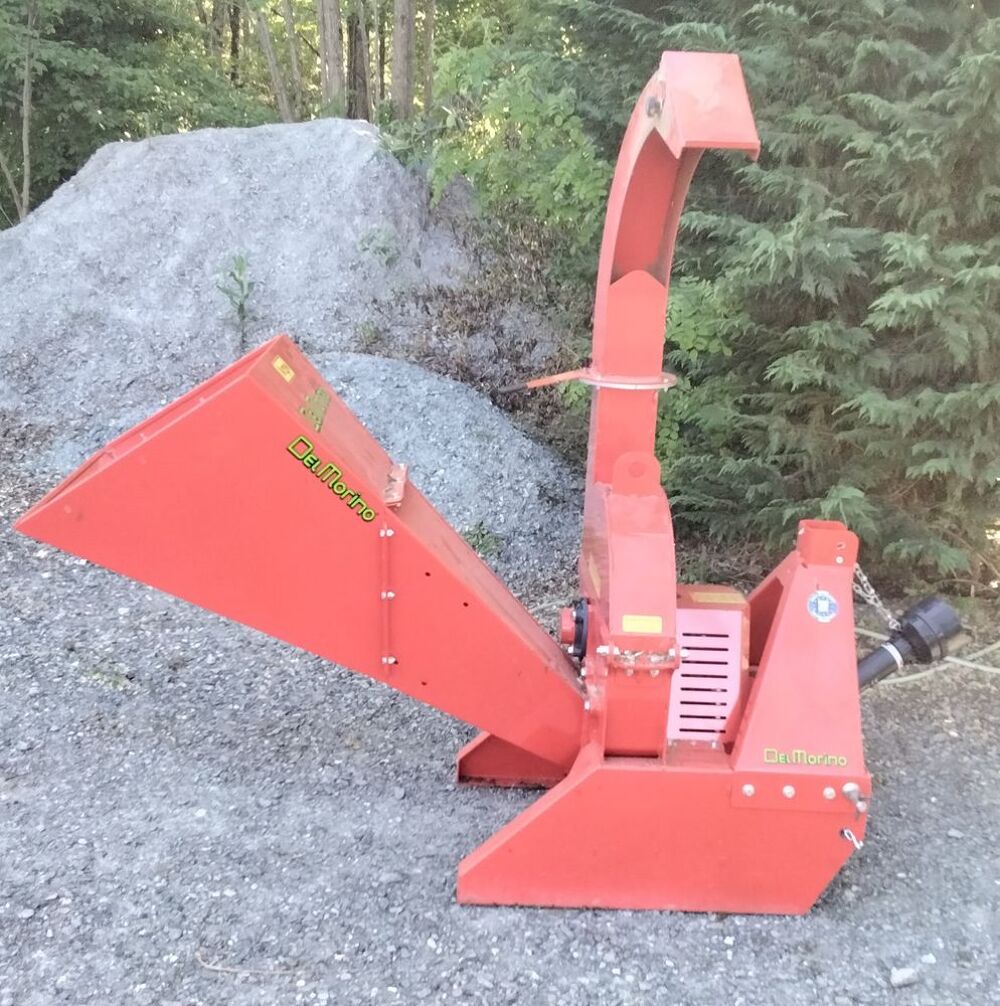 Broyeur de v&eacute;g&eacute;taux Del Morino, diam&egrave;tre bois 10 cm Jardin