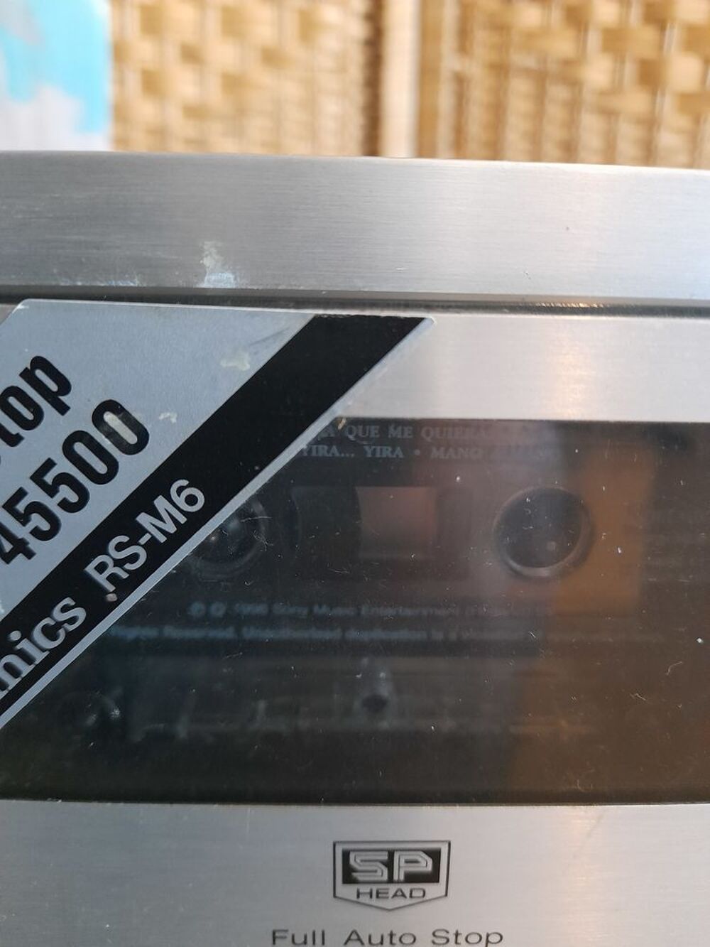Platine cassette Technics M6 Audio et hifi