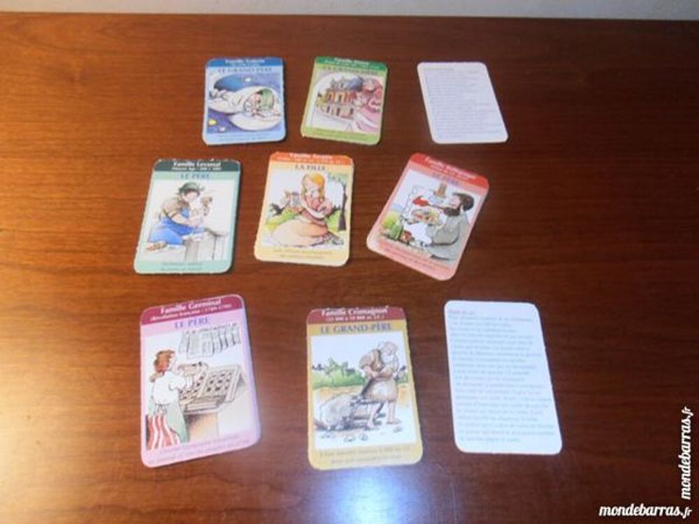 7 Familles Les m&eacute;tiers + A travers histoire offert (76) Jeux / jouets