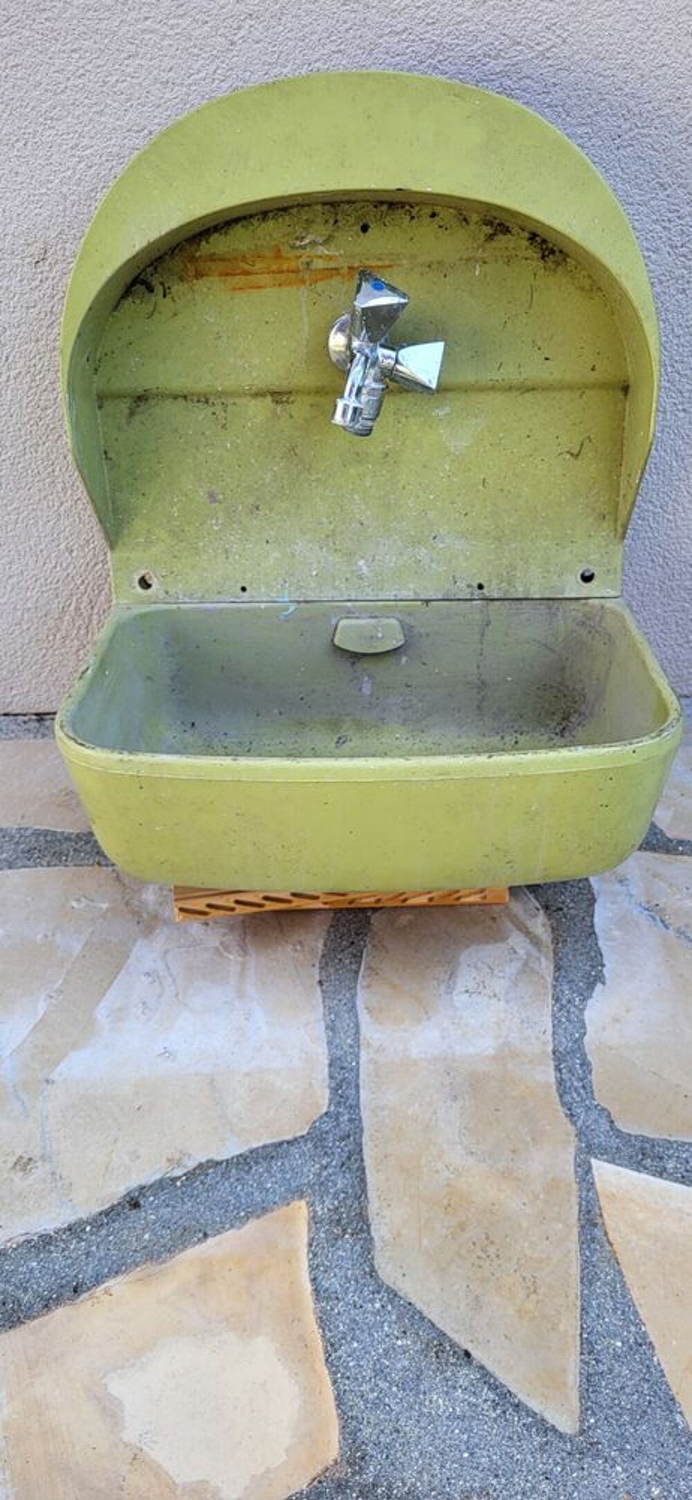 Evier de jardin avec enrouleur de tuyau d'arrosage Jardin