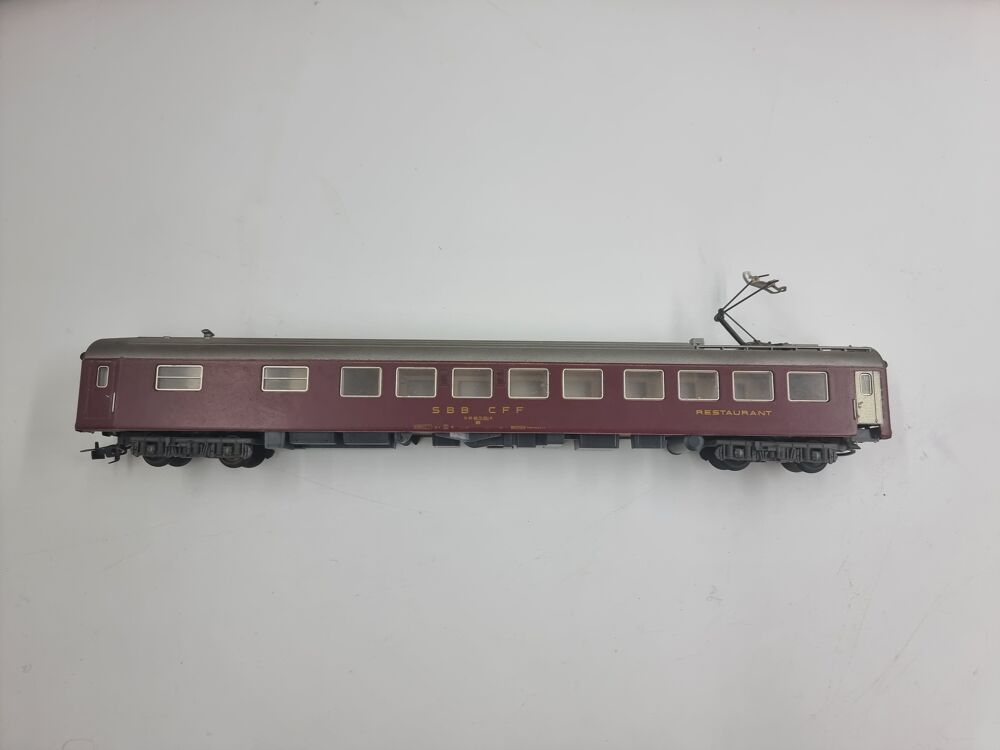 Lot de 5 wagons de trains miniatures SBB CFF FFS Jeux / jouets