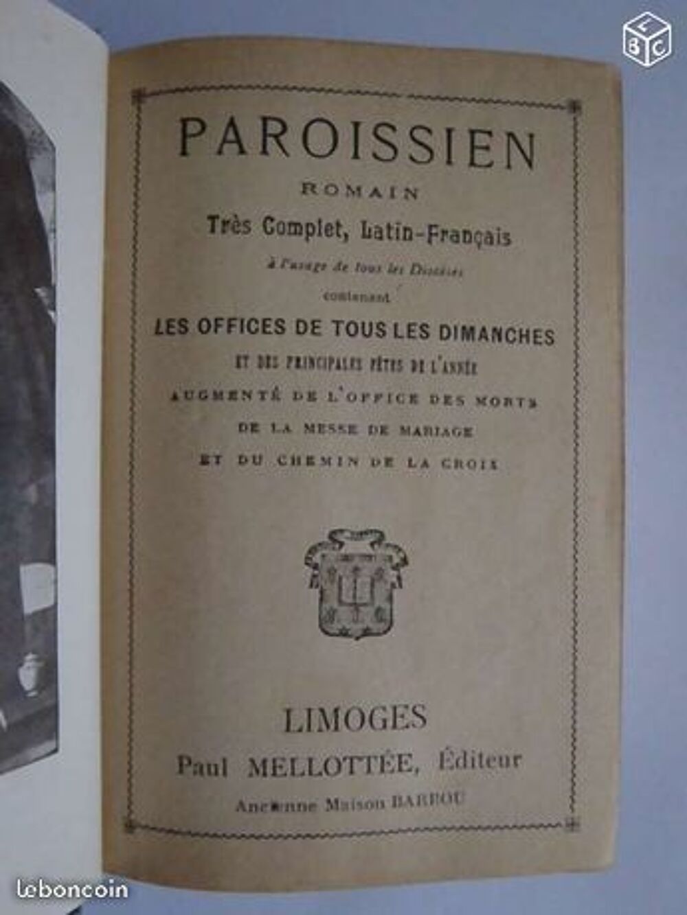 Missel Paroissien Romain : &eacute;dit, Limoges Livres et BD
