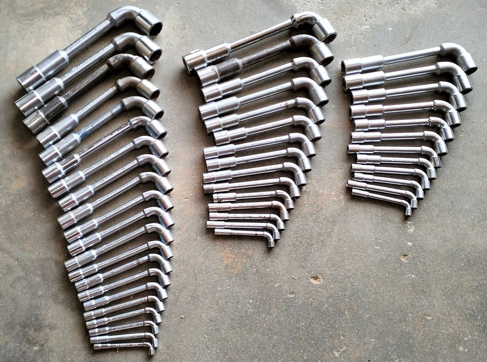 Serie 12 pans cle pipe tube facom 76 Bricolage