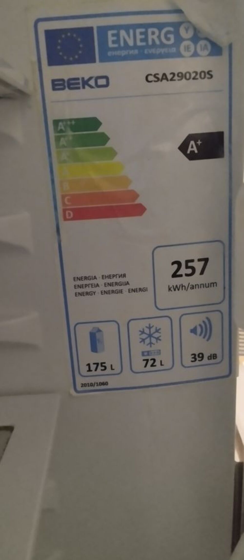 Frigo-cong&eacute;lateur BEKO Electroménager