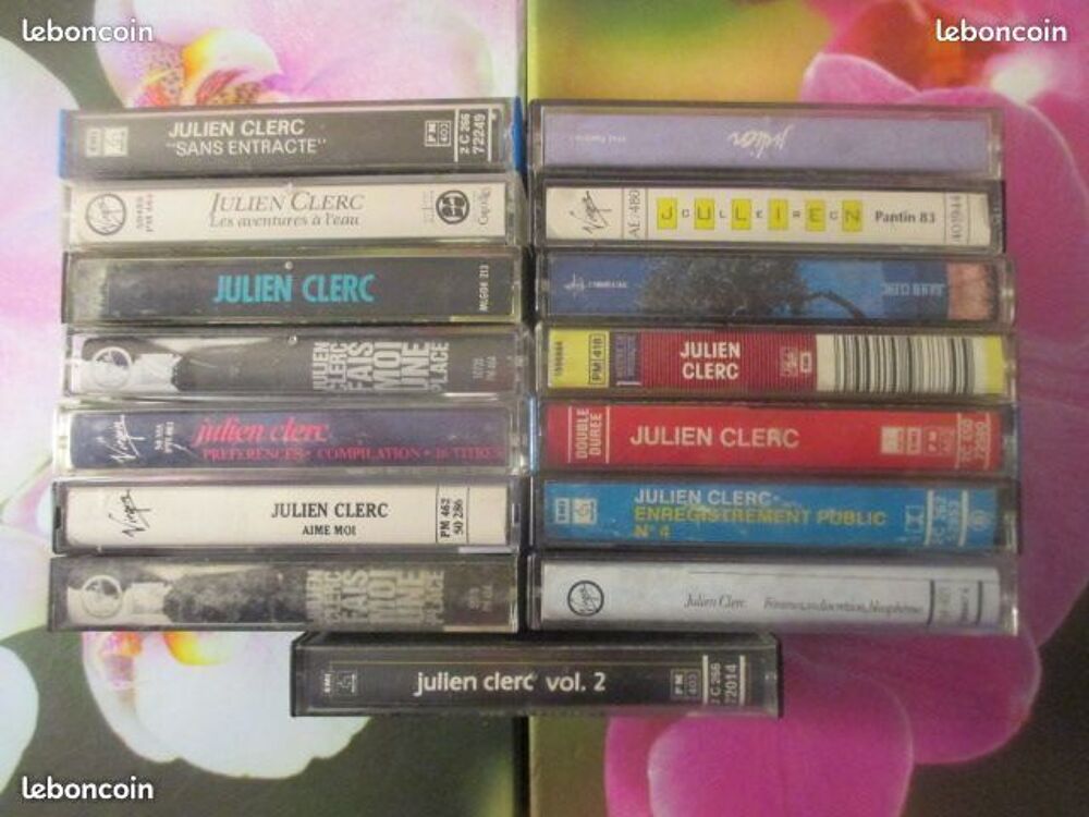 Cassettes audio Julien Clerc CD et vinyles