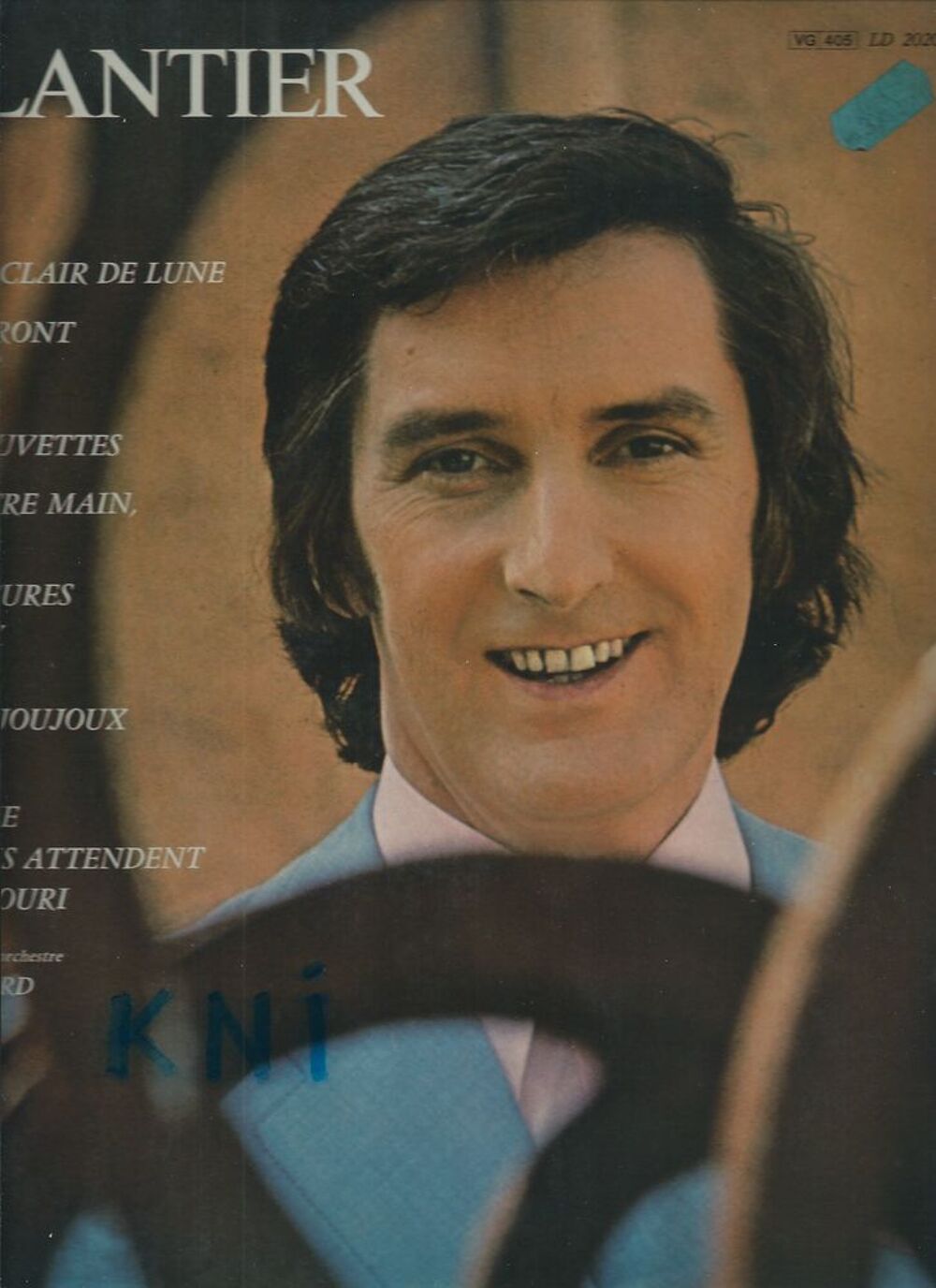 Vinyle 33T Jack Lantier , la chapelle au clair de lune 1975 CD et vinyles