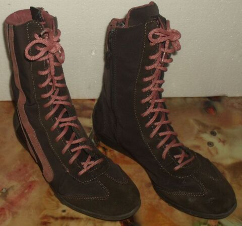 Chaussures montante marron taille 40. 35 Montreuil (93)