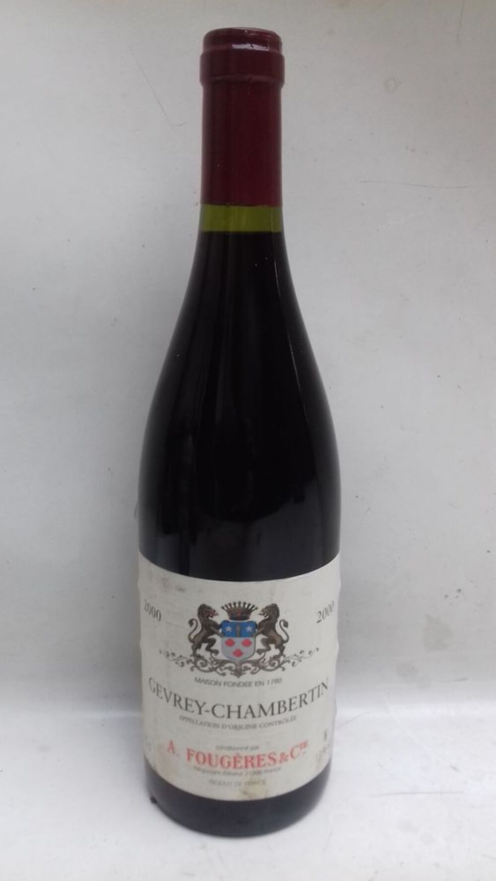 GEVREY-CHAMBERTIN A. FOUGERES 2000 Cuisine