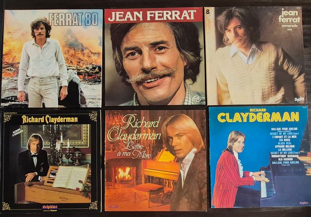 Vinyles 33t vari&eacute;t&eacute; fran&ccedil;aise CD et vinyles