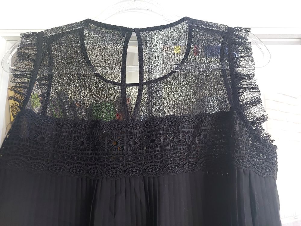 Top noir Zara Vêtements