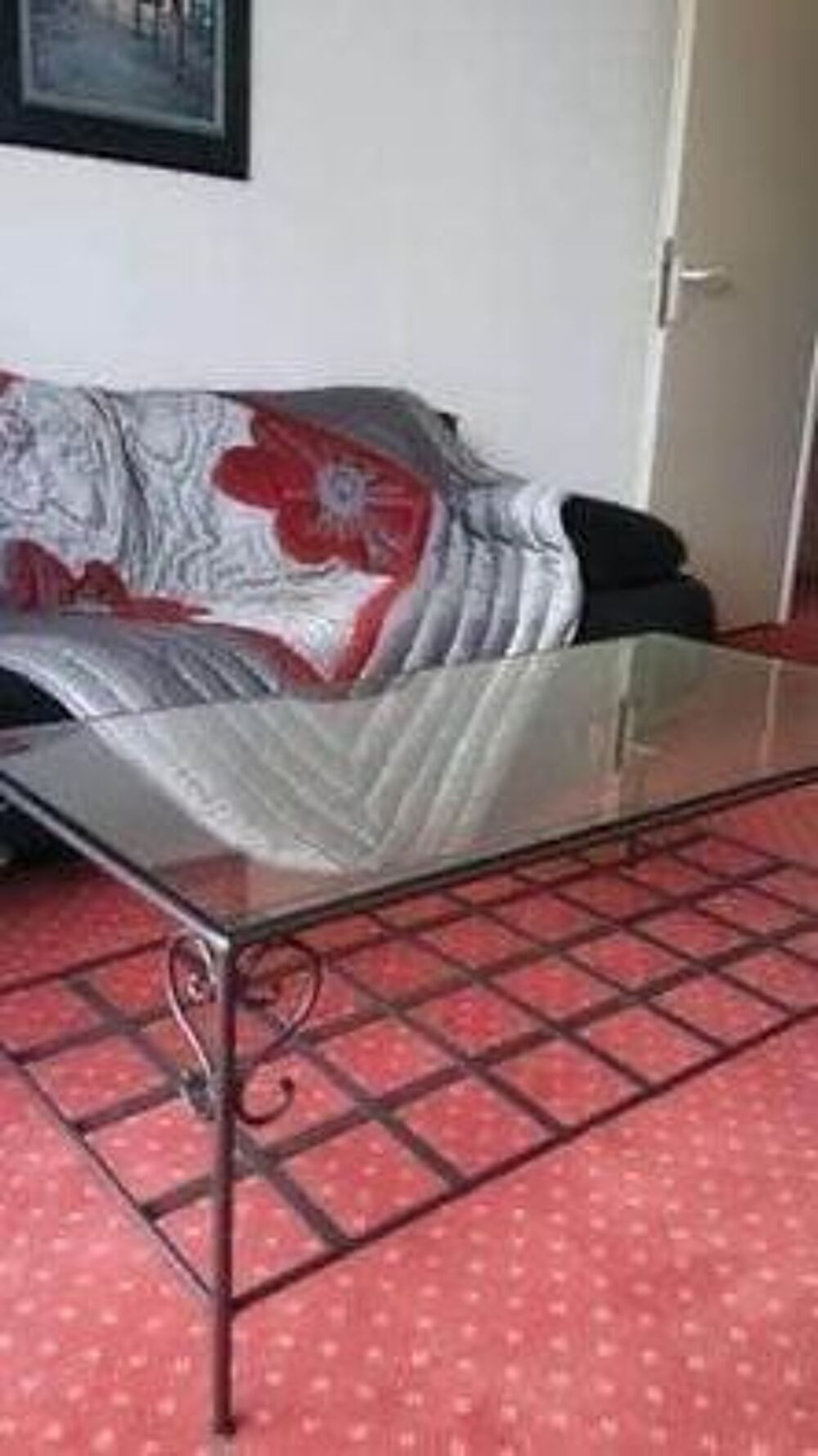 table basse en fer forg&eacute; Meubles