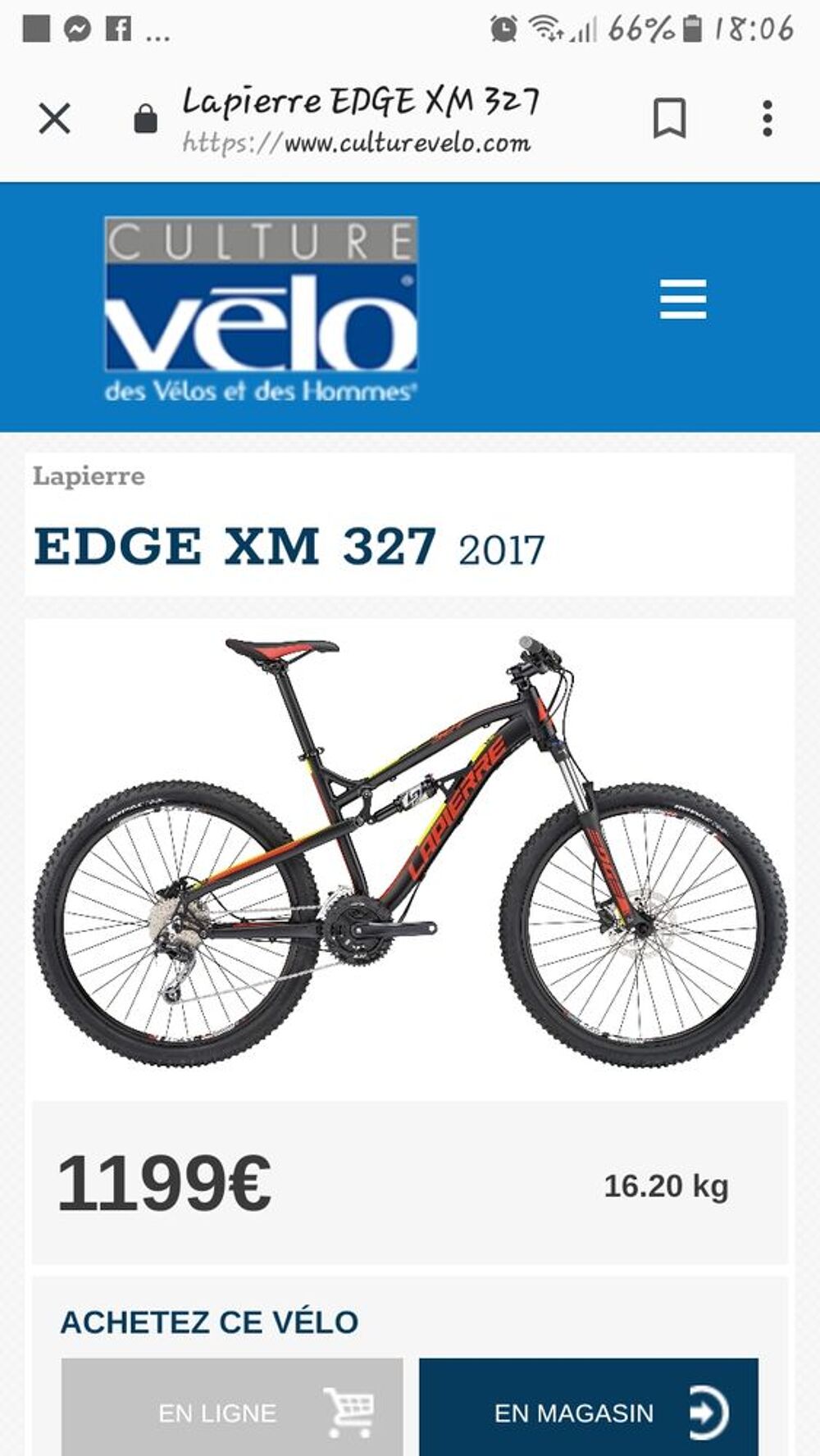  velo de marque LAPIERRE Vélos