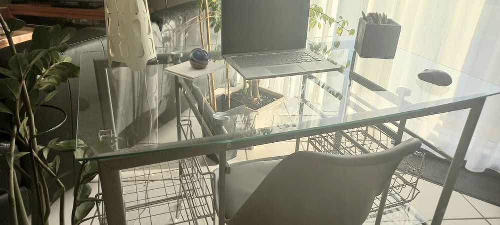 bureau en verre Meubles