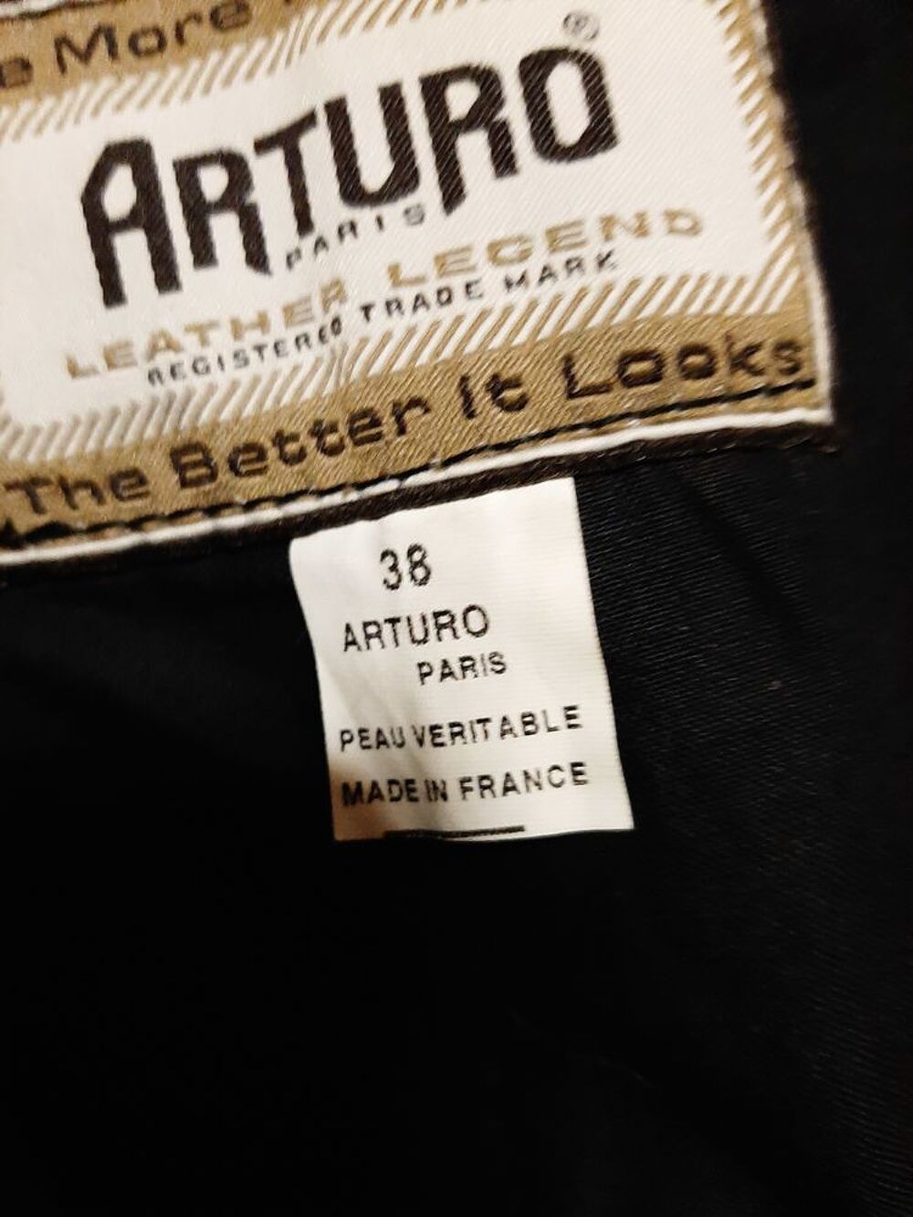 PANTALON CUIR ARTURO Vêtements