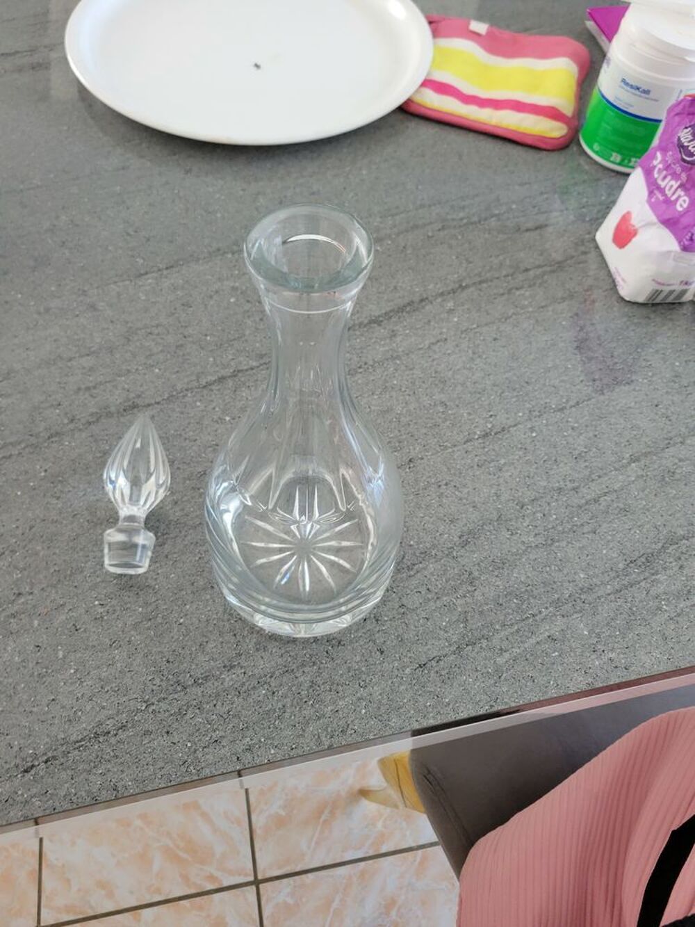Carafe en cristal baccarat occasion Décoration