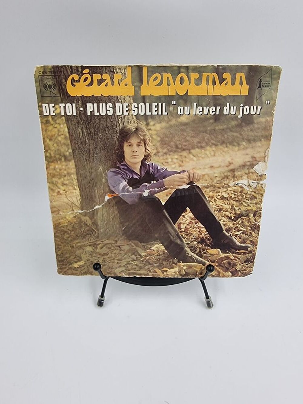 Vinyle 45 tours G&eacute;rard Lenorman : De Toi / Plus de Soleil CD et vinyles