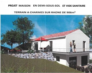  Terrain � vendre 906 m� Charmes-sur-rh�ne
