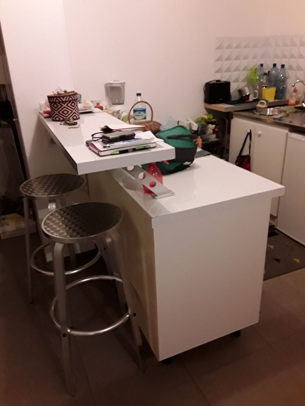 meuble de rangement cuisine, plan de travail &eacute;tag&egrave;res, Meubles