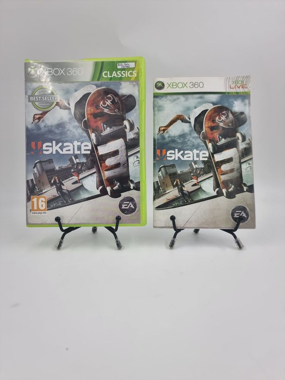 Jeu Xbox 360 Skate 3 (Classics) en boite, complet Consoles et jeux vidéos