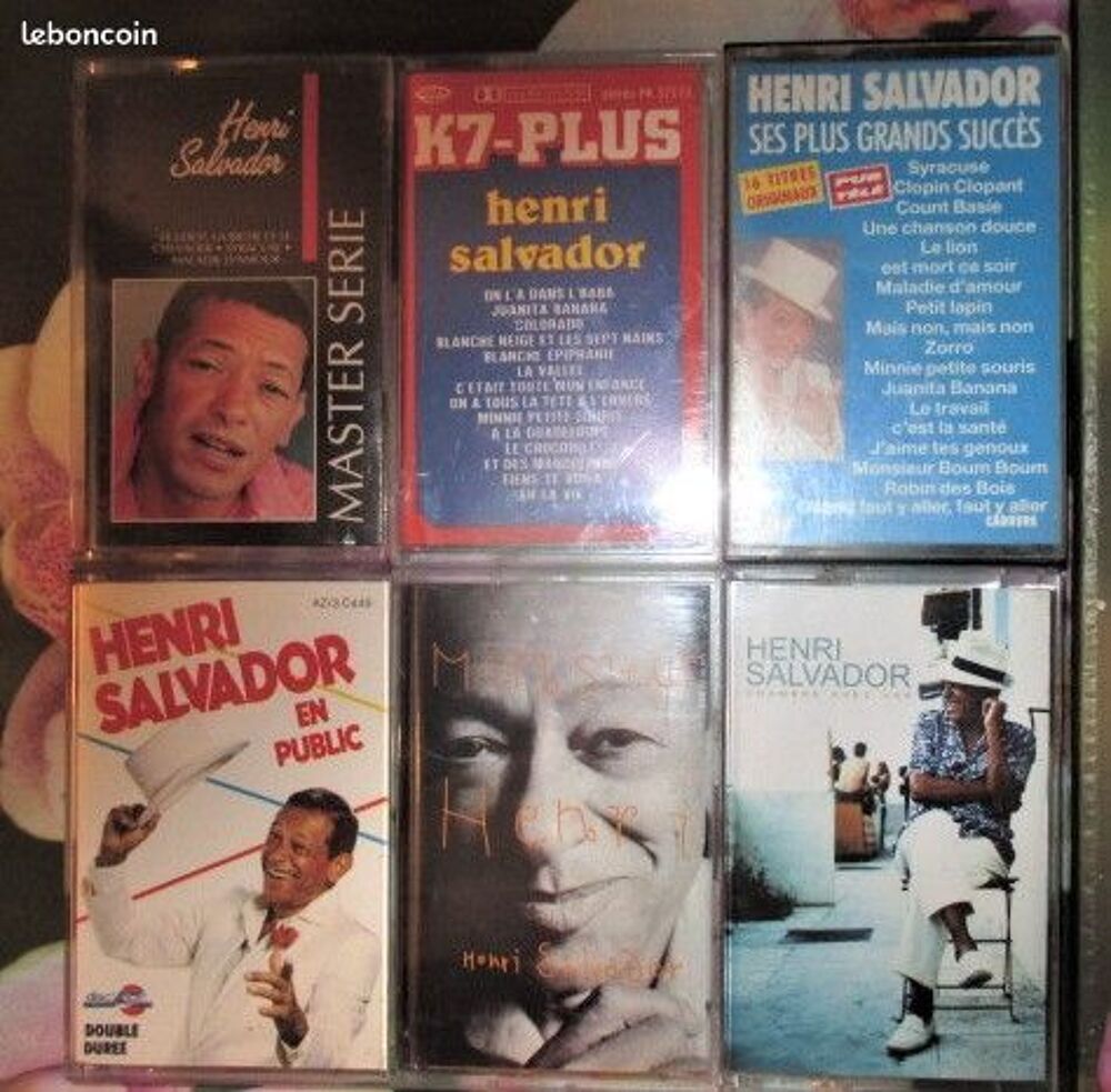 Cassettes audio Henri Salvador CD et vinyles