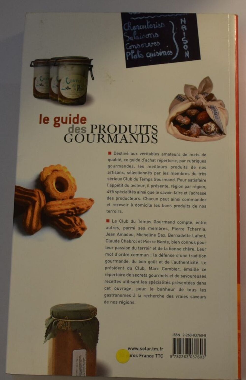 Guide produits Gourmands - Pierre Bonte 2005 - Terroirs Livres et BD