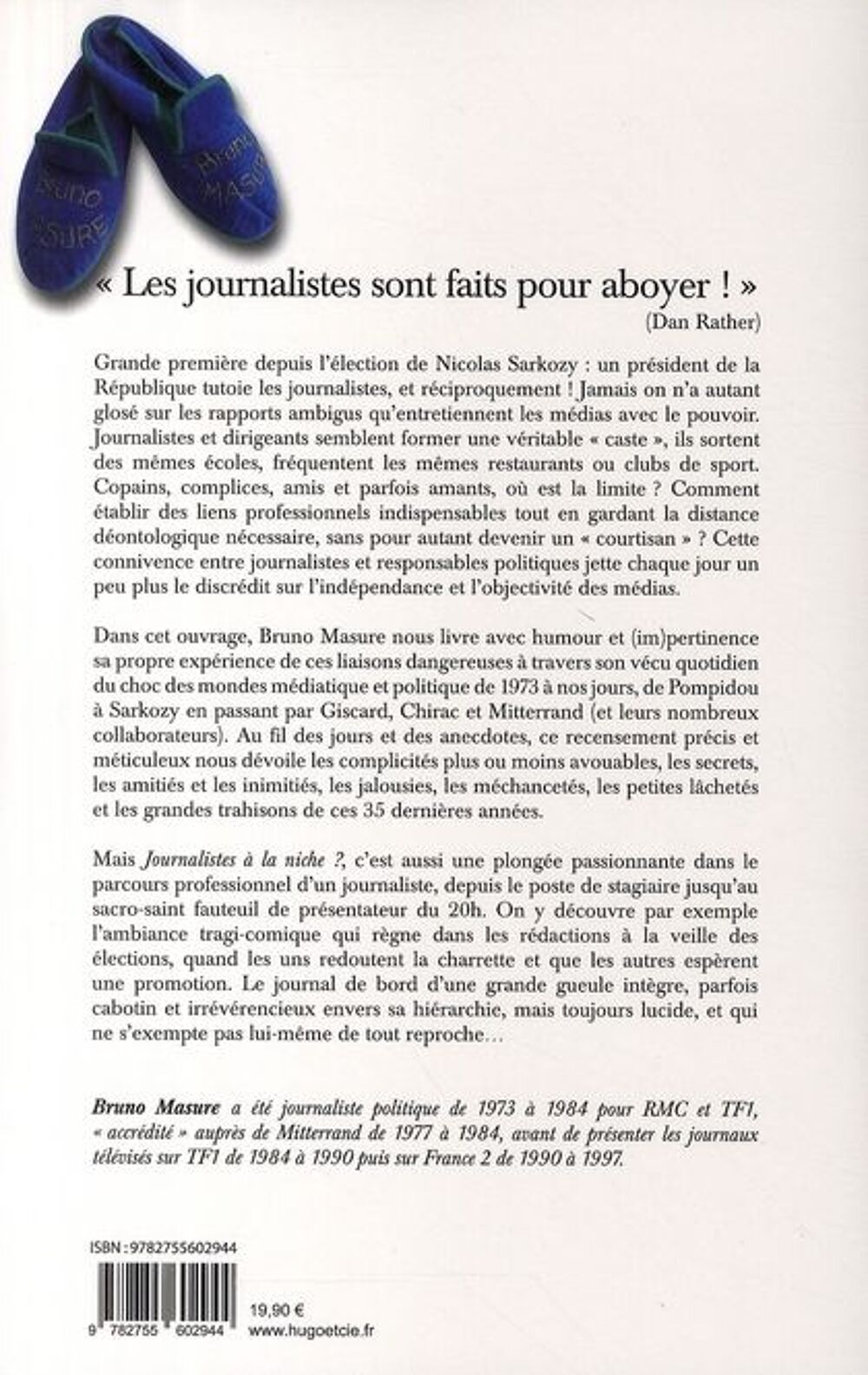 Journalistes &agrave; la niche ? de Pompidou &agrave; Sarkozy Livres et BD