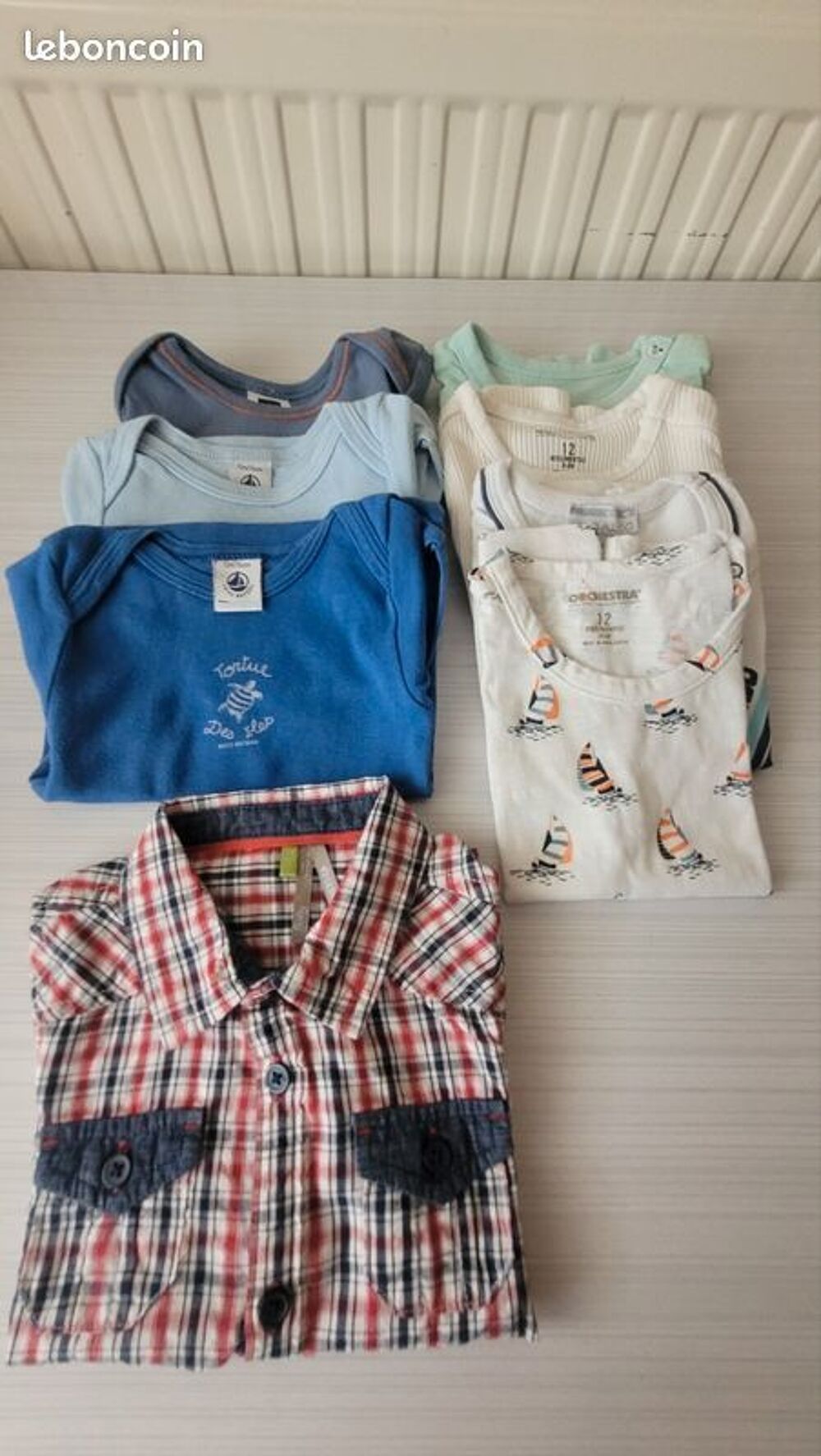 Lot v&ecirc;tements b&eacute;b&eacute; Gar&ccedil;on ETE ( 12 mois ) Puériculture