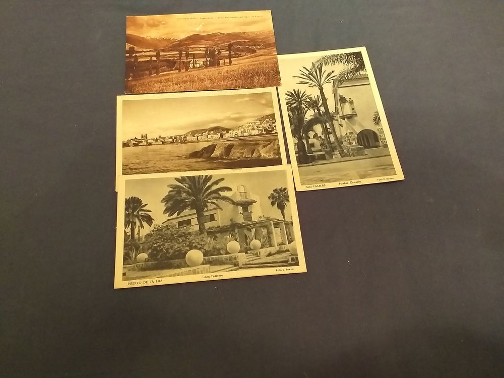 lot de 4 cartes postales cpa de L'Espagne 