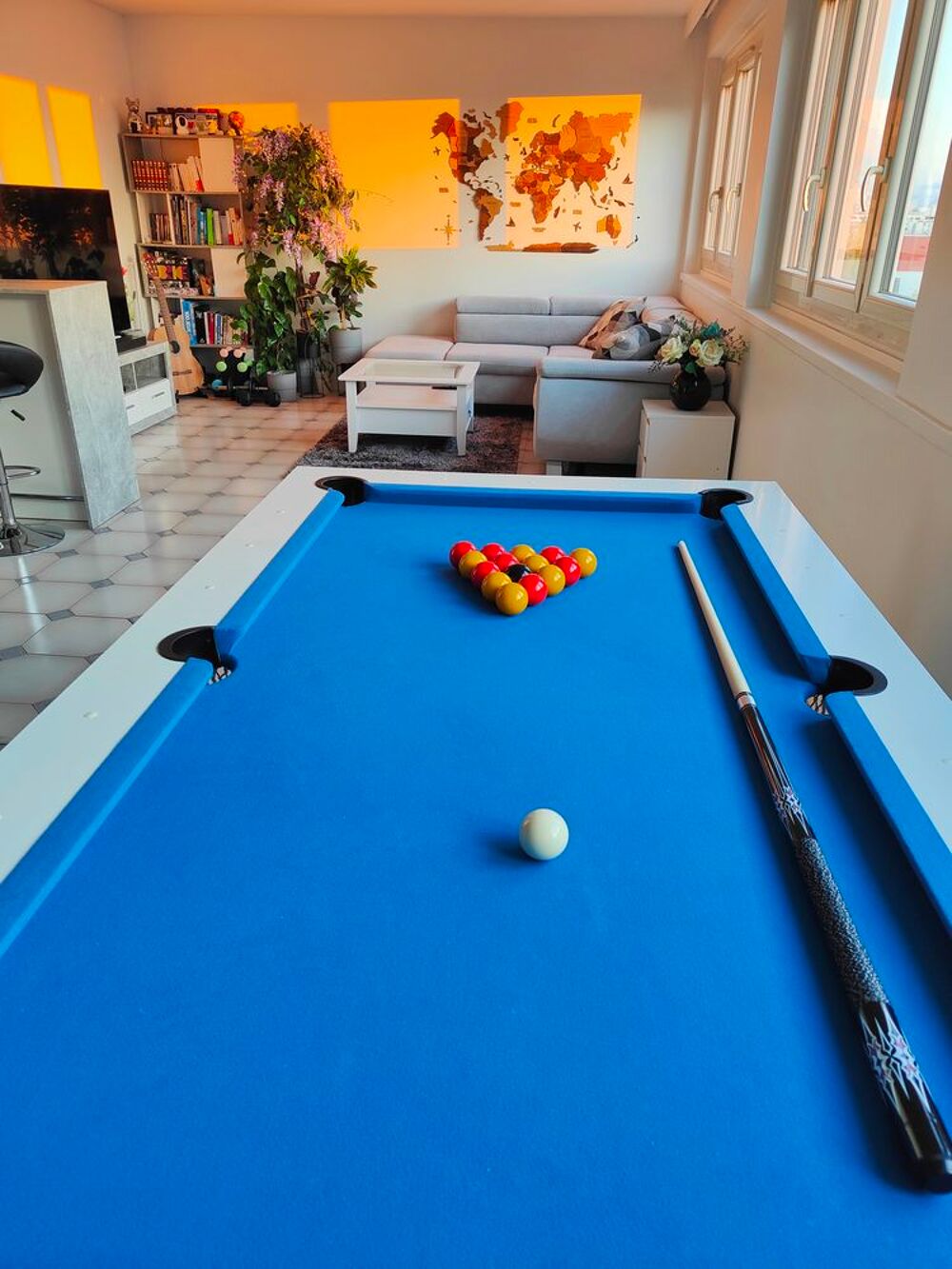 billard anglais 6ft convertible en table Meubles