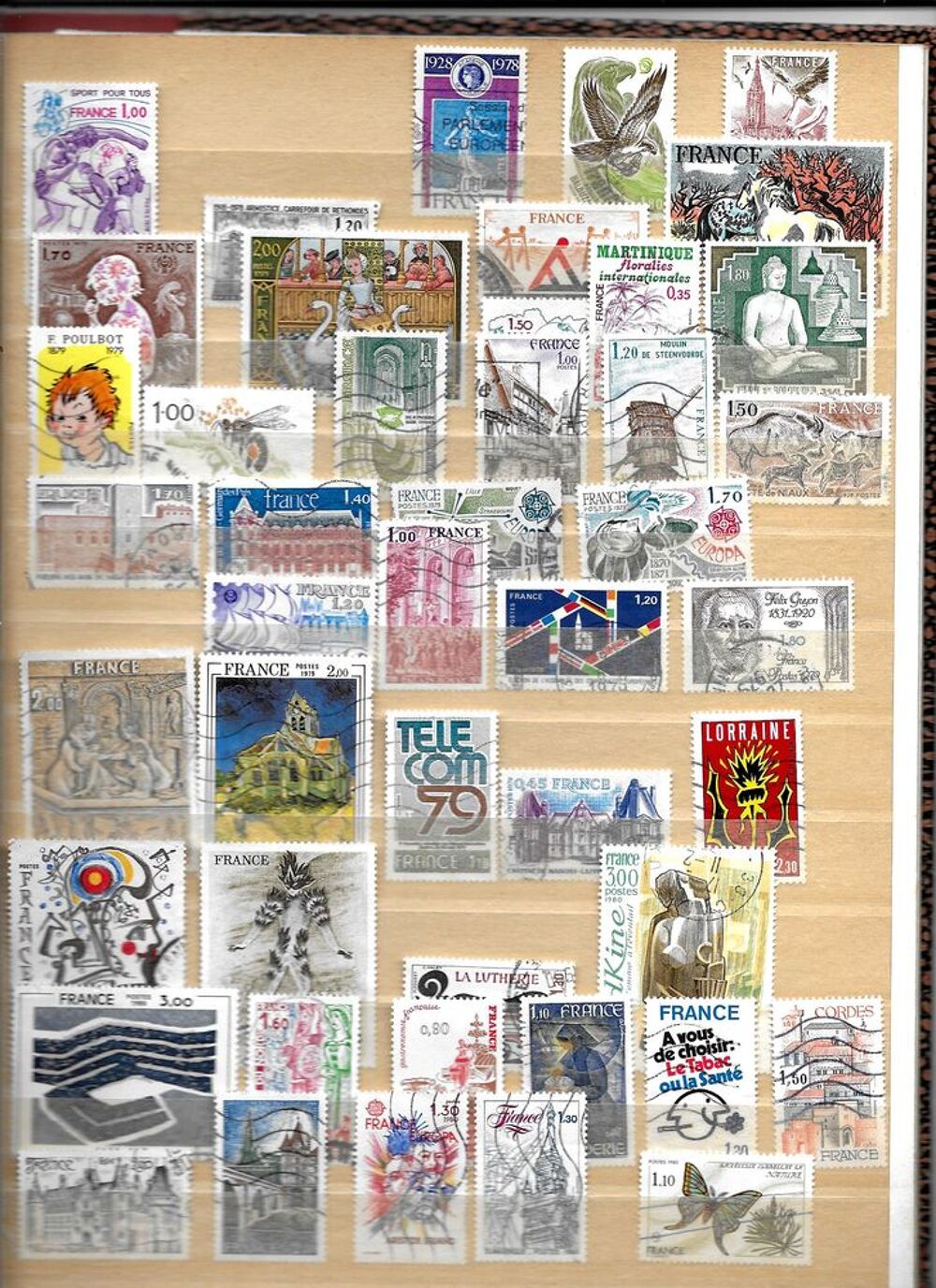 Collection de Timbres oblit&eacute;r&eacute;s de FRANCE 