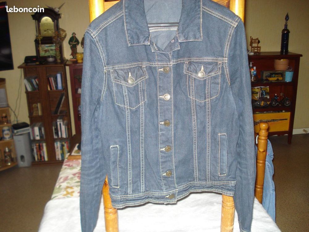 VESTE EN JEAN CAMAIEU Vêtements