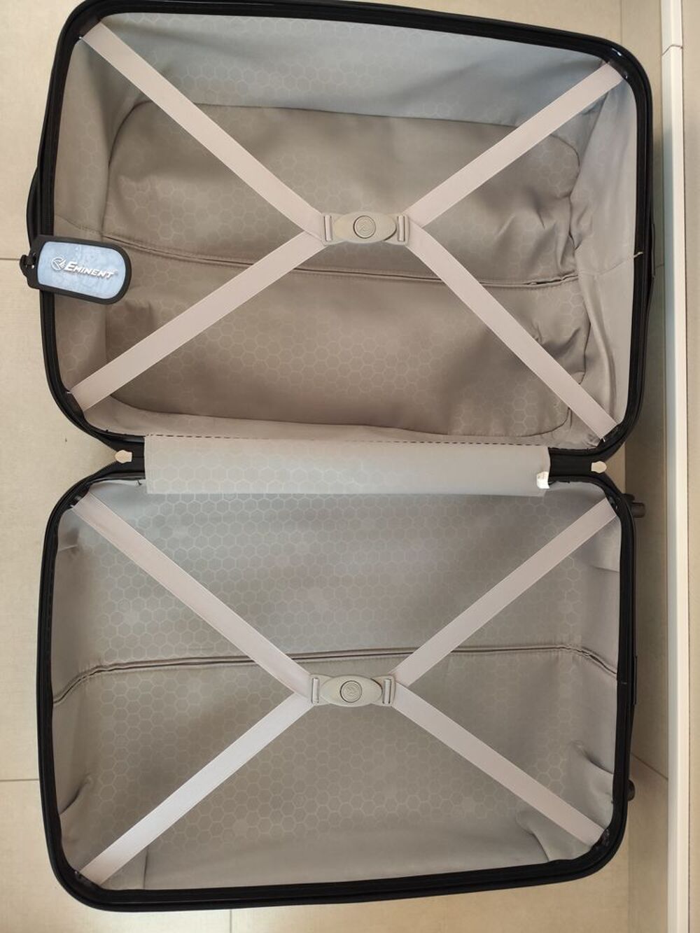 Valise Rigide Durable / Marque Eminent / Bleu Maroquinerie