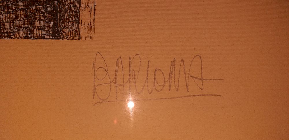 Lithographie BARIONA 