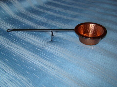 Casserole � nourrice en cuivre Lecellier Villedieu - vintage 25 Gargenville (78)