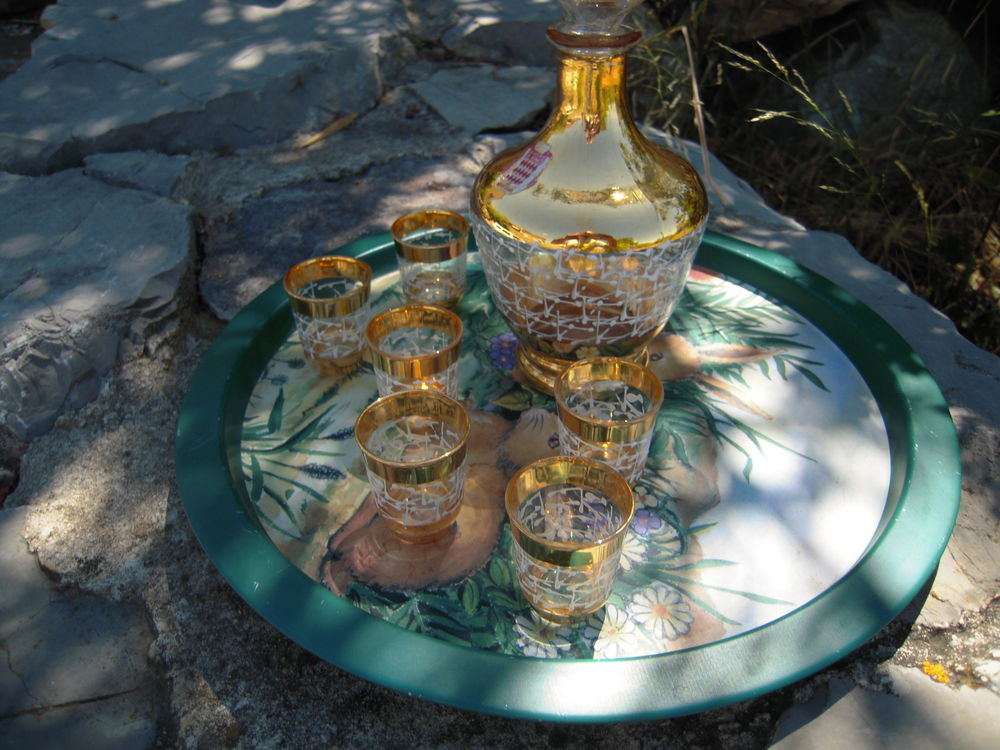 BEAU SERVICE A LIQUEUR 1960 ' S DE MONTE CARLO . Décoration