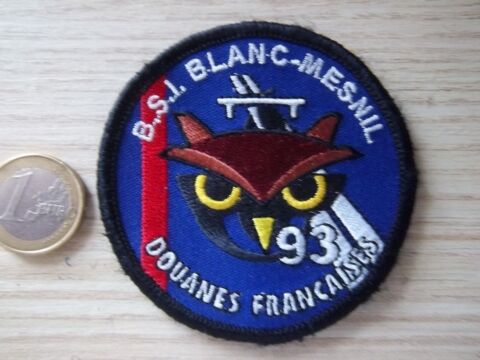 écusson douanes Brigade Surveillance Intérieure Le Blanc-Mes Valognes (50)