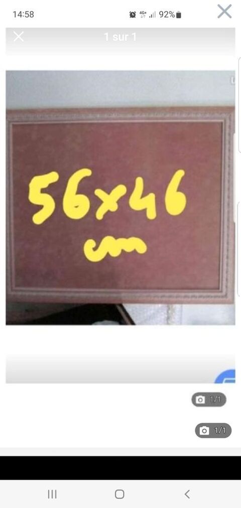 cadre/tableau rose trs bon tat  12 Bron (69)