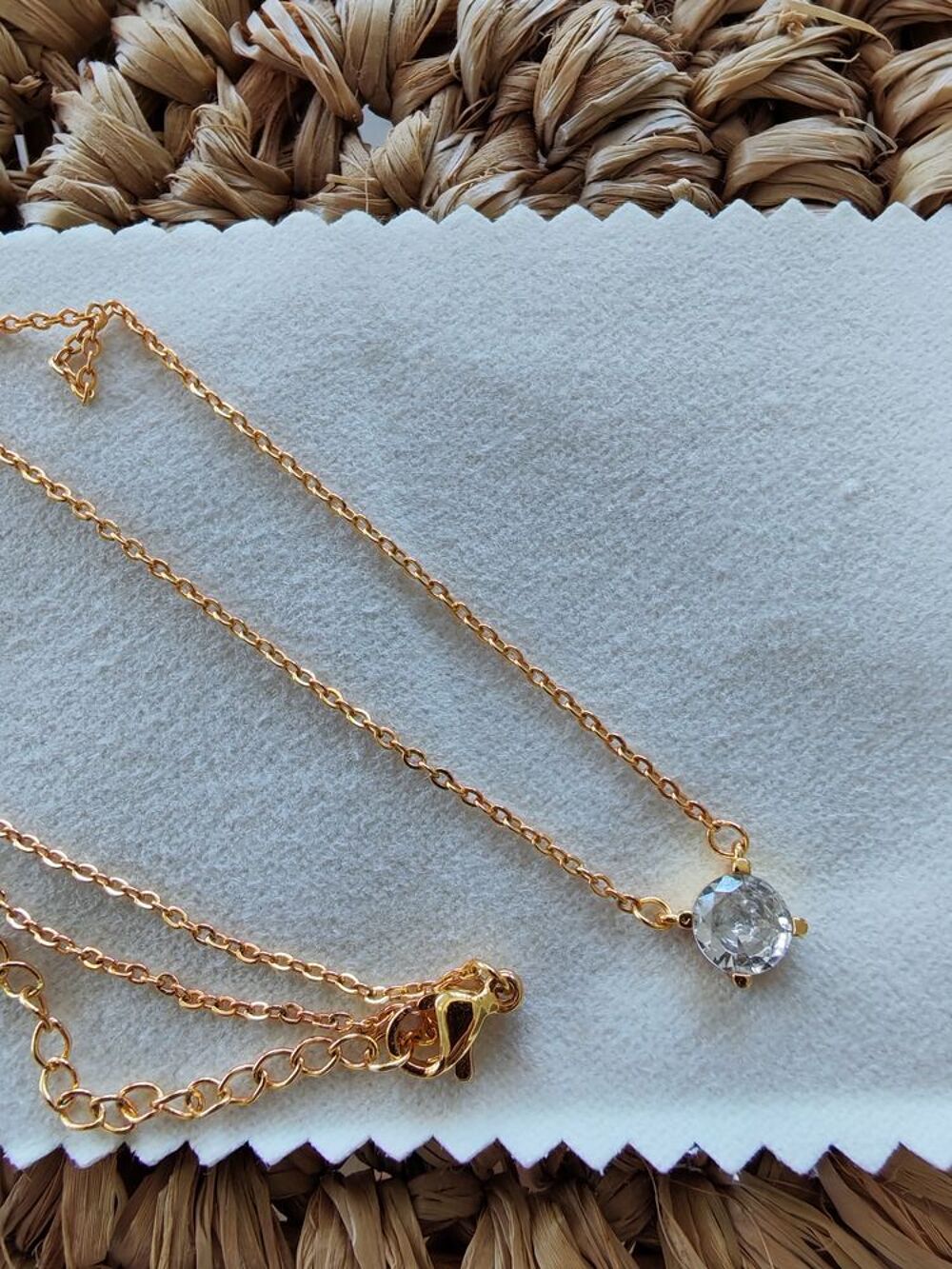 Collier pendentif zirconia Bijoux et montres