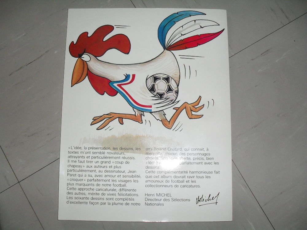 Rare les n&deg;1 du football fran&ccedil;ais caricatures 60 portraits Livres et BD
