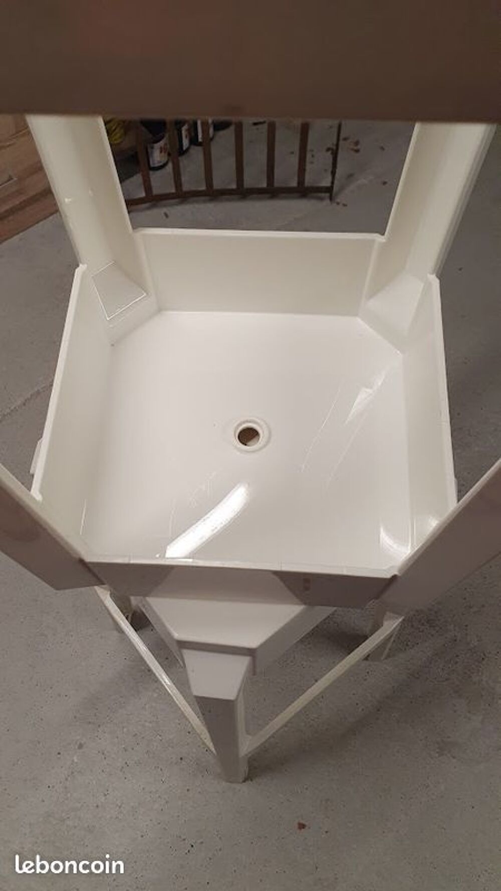 Lot de 2 tabourets de bar design blanc Meubles