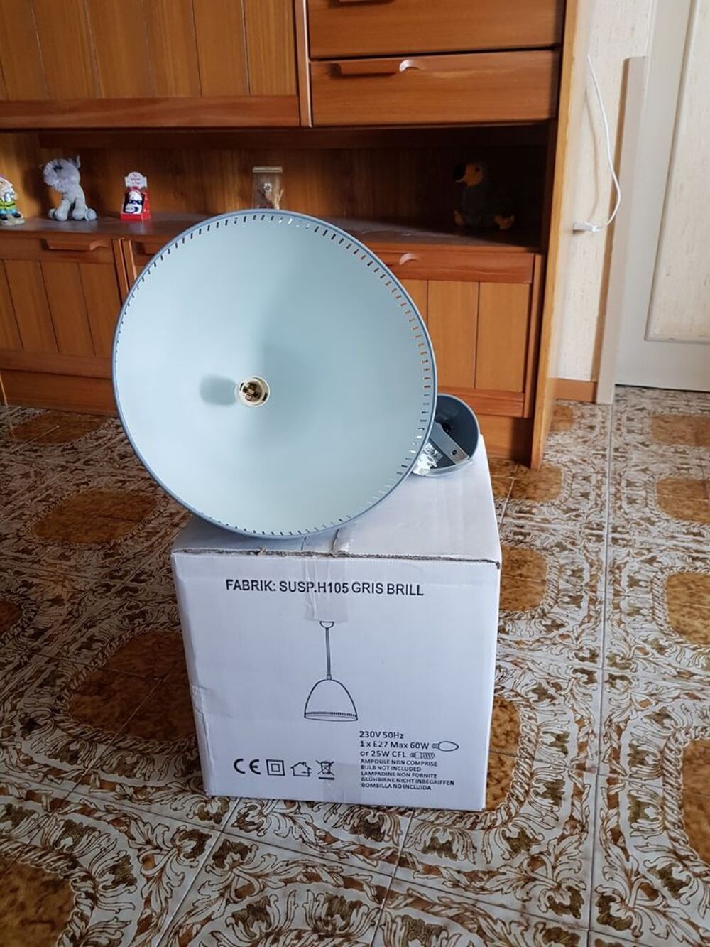 Luminaire suspension en m&eacute;tal Décoration