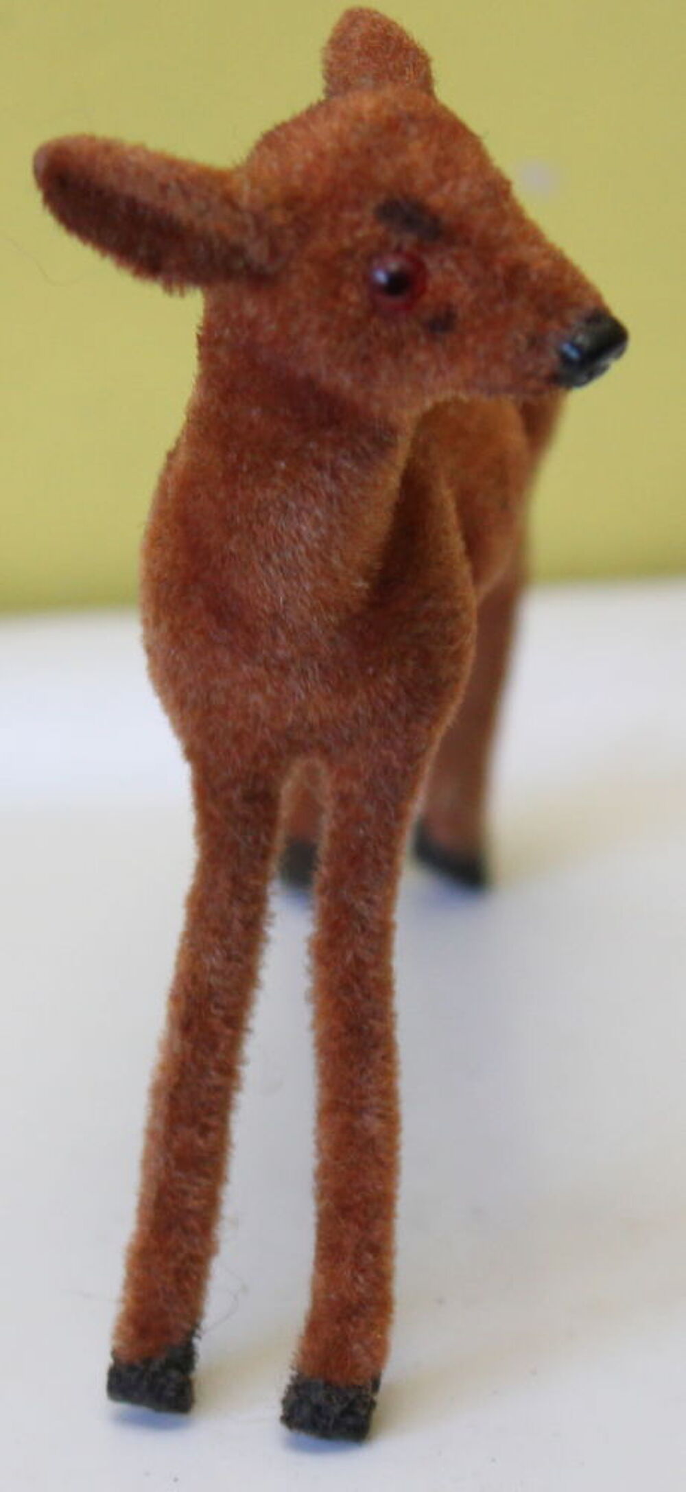 Jouet vintage MAX CARL Germany animal floqu&eacute; biche Jeux / jouets