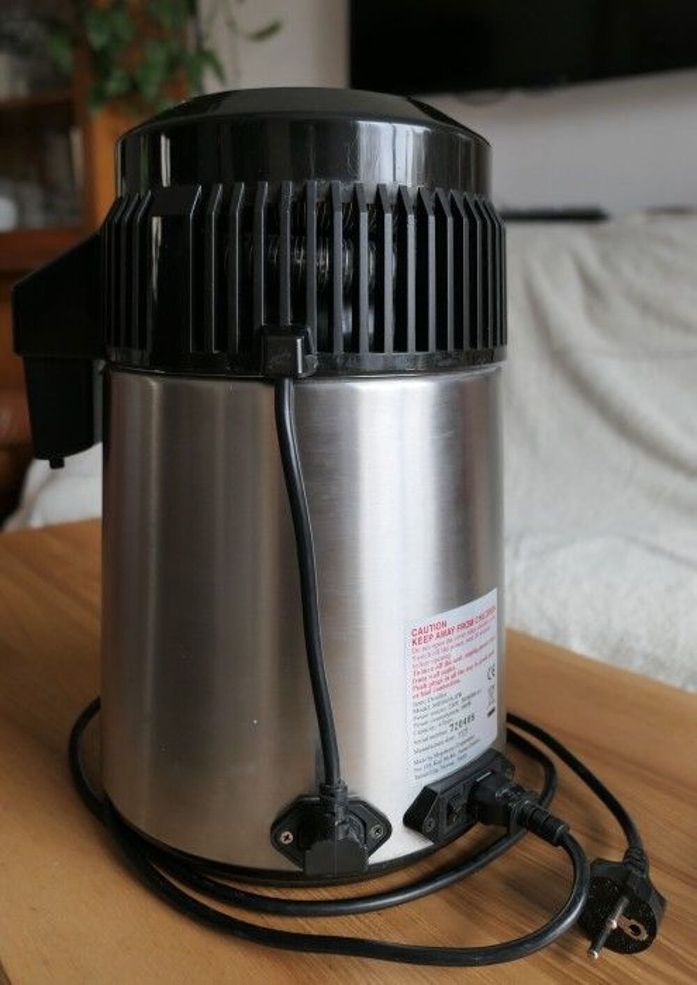 Distillateur d'eau en acier inoxydable H2OLabs Electroménager