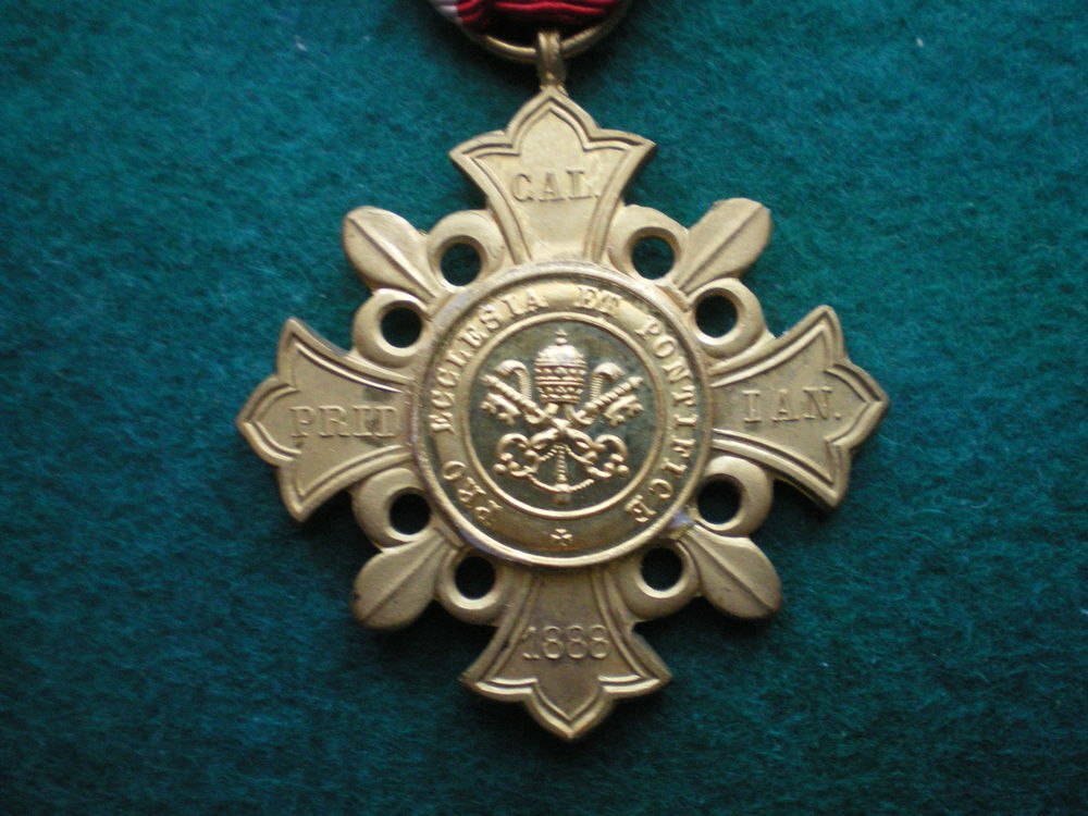 M&eacute;daille - Croix Pro Ecclesia et Pontifice. 