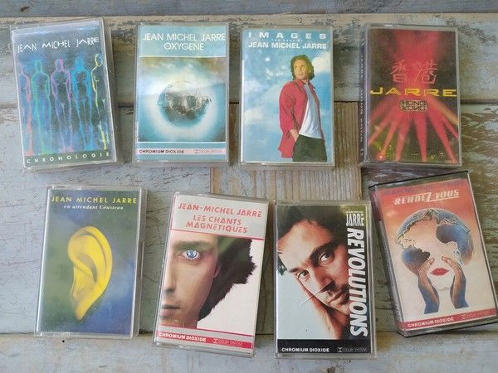 8 Anciennes Cassettes Audio Jean Michel Jarre CD et vinyles