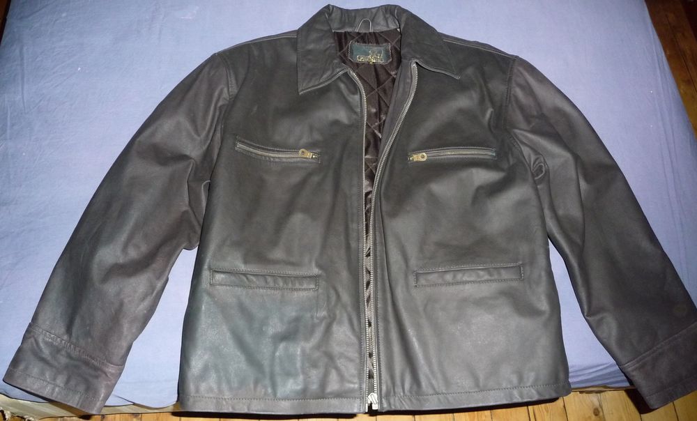 Blouson cuir P&ocirc;le Nord taille M Vêtements