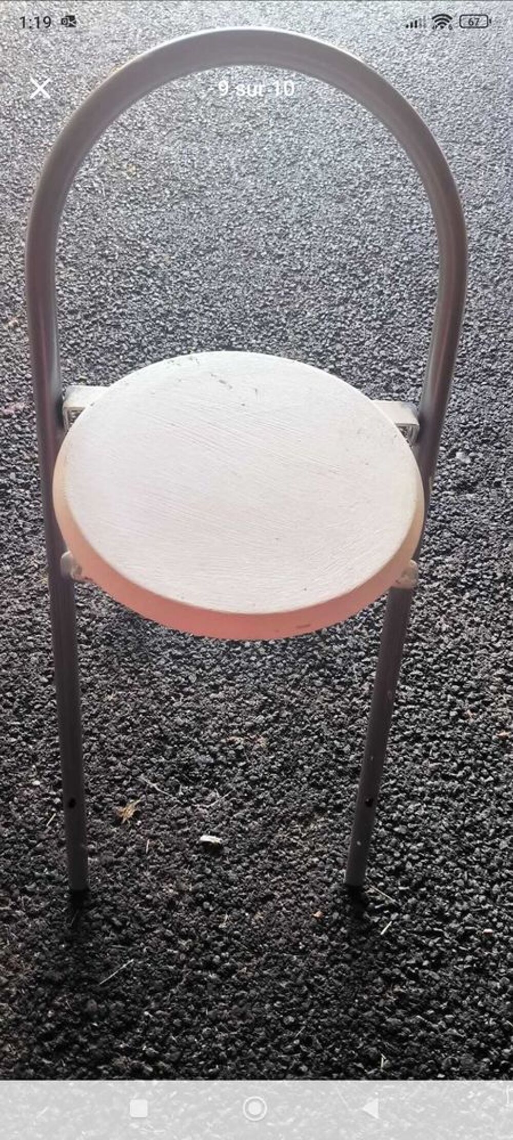 chaise de bar pliable Jardin