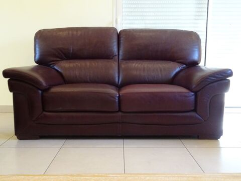 Canap cuir 2 places 150 Presles (95)
