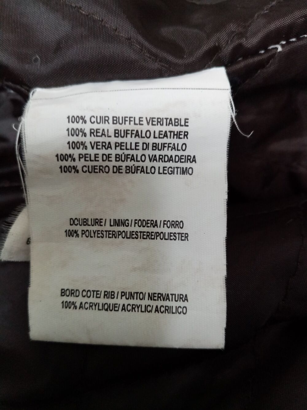 MANTEAU CUIR Vtements