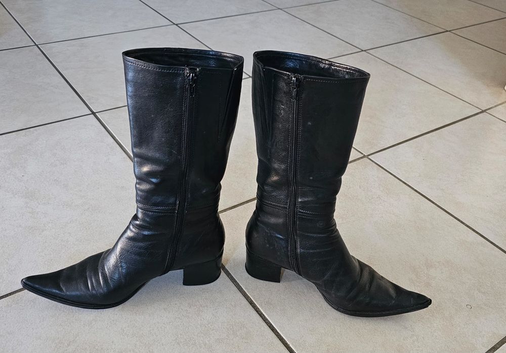 Bottes cuir Chaussures